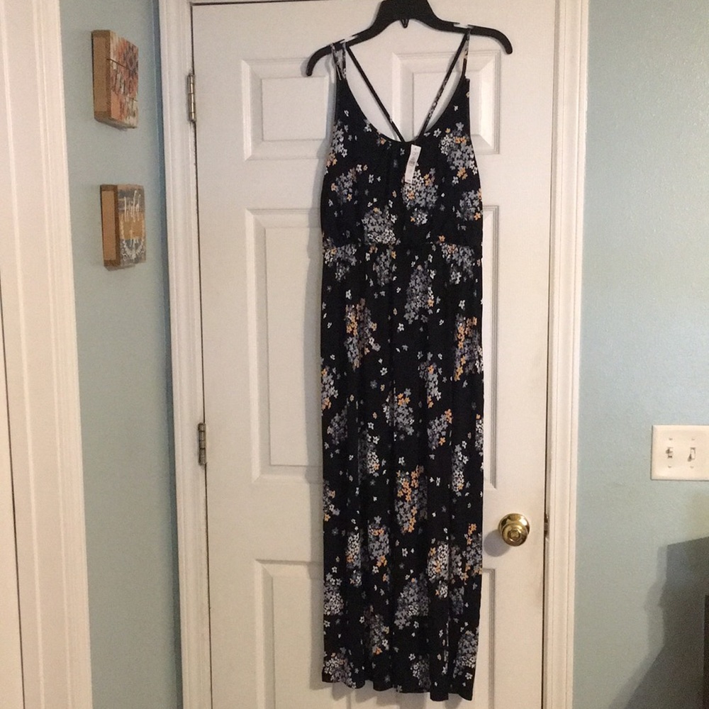 *NWT* LOFT floral tank maxi dress petite large